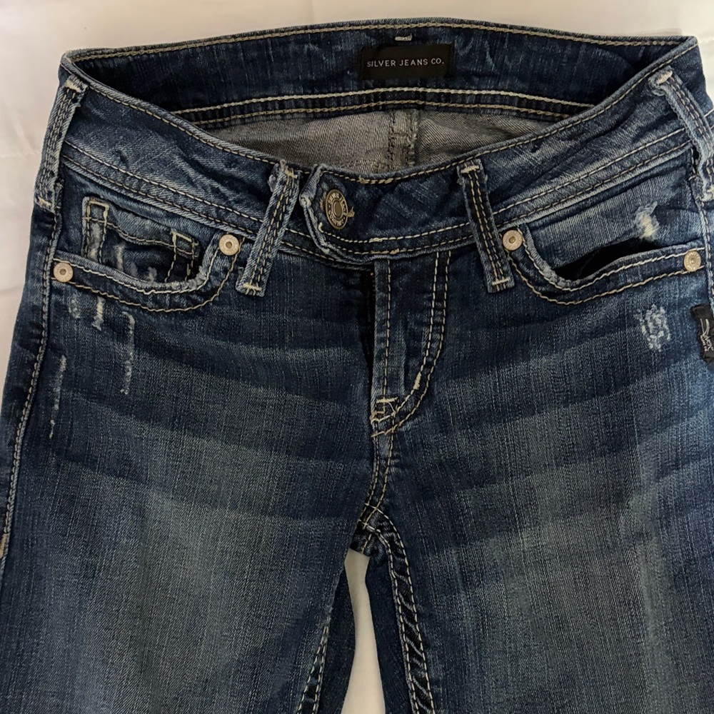 Silver Jeans Women's Distressed Denim